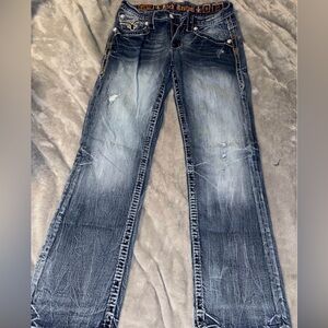 Men’s rock revival jeans like new